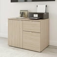 thumbnail image 2 of Stratus 30W Storage Cabinet with Drawers in Natural Elm - Engineered Wood, 2 of 7