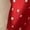 Red, variant on SHEIN Women Polka Dot Printed Cropped Short Sleeve T-Shirt, Classic Cropped Hem Casual Tee, Lightweight Breathable Summer Daily Basic Top