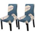 thumbnail image 1 of 2PCS Chair Cover Dust-proof Creative Stretchy Chair Slipcover Dining Chair Cover, 1 of 7