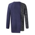 thumbnail image 4 of Gibobby Suéter para hombre Suéter de punto clásico para hombres y mujeres, suéter casual de algodón Tate Langdon, con el mismo estilo, otoño(Azul,Grande), 4 of 5