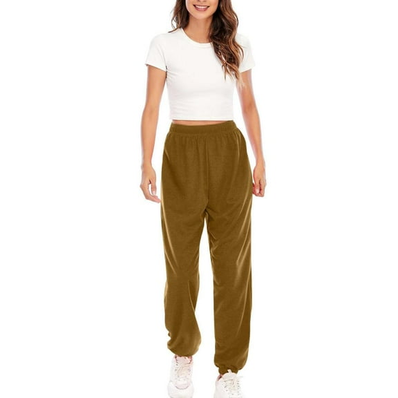 Patlollav Womens Sports Pants Trousers Jogging Sweatpants Jogger Pants S-2XL