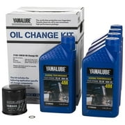 Yamaha New OEM F150 F200 10W30 Oil Change Kit, Yamalube, LUB-MRNMR-KT-10 150-200