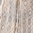 thumbnail image 5 of Lixiuxyad Women's Crochet Lace Knit Cardigan Sleeveless Open Tie Front Bohemian ‌Cover Up‌,White, 5 of 6