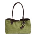 thumbnail image 1 of Bolso Hombro Axila Mano Gamuza Retro para Mujer Diario () Verde, 1 of 9