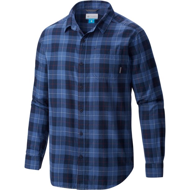 Camisa con Botones Columbia Vapor Ridge III para hombre color azul grande