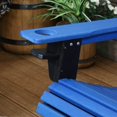 thumbnail image 5 of Sunnydaze HDPE Adirondack Chair - Blue/Black, 5 of 9