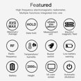thumbnail image 3 of Electromagnetic Radiation Meter Magnetic Field Radiation Instrument Strength Interference Electromagnetic Radiation Detector Radio Frequency Electric Field Magnetic Field Detection Device VA, 3 of 5