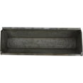 thumbnail image 3 of Woven Paths Metal Trough Container with Distressed Zinc Finish, 3 of 7