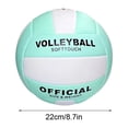 thumbnail image 3 of Volleyball Official Ball Thicker PU Waterproof Anti-Explosion 15+ Years Kids Girls Boys Indoor Training Game Outdoor Sand Beach Pool(Multicolor), 3 of 5