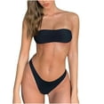 thumbnail image 1 of Traje de baño de bikini de una pieza con camiseta sin mangas hueca sólida a la moda de verano para mujer Fridja  nalpqowj52322, 1 of 1