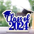 thumbnail image 4 of HOOWIFFY Graduate Centerpiece Table Decoration Graduation Cap Decor Blue for Desktop Decor 1Set, 4 of 8