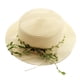 thumbnail image 1 of Sombrero de paja de ratán para niños con circunferencia de 52-54 cm, sombrero de verano, parasol para exteriores, sombrero de playa, protector solar, sombrero de copa plana, sombrero para, 1 of 5