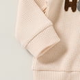 thumbnail image 6 of Younger Tree Newborn Baby Boy Girl Fall Winter Clothes Outfits Toddler Long Sleeve Sweatshirt Set,18-24M, 6 of 7