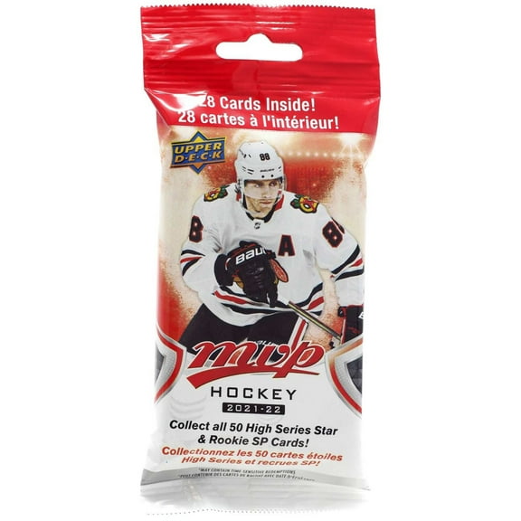 2021-22 Upper Deck MVP NHL Hockey Trading Cards Fat Pack