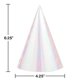 thumbnail image 1 of Sombreros de Fiesta Iridiscentes, 24 ct Creative Converting Creative Converting, 1 of 2