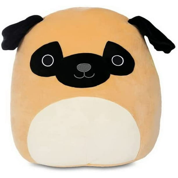 Squishmallows 8 inch Prince the Pug Official Kellytoy Stuffed Animal Plush  