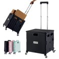 thumbnail image 1 of Carrito utilitario plegable y portátil MACOPRO con ruedas, color negro, 1 of 9