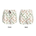 thumbnail image 6 of Goofa Hand Drawn Snake Printed Women 2 in 1 Running Shorts,Quick Dry Athletic Workout Shorts,High Waisted Athletic Shorts with Liner Pockets-X-Large, 6 of 9