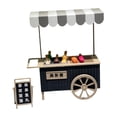 thumbnail image 2 of Puesto de comida Oden para casa de muñecas, mini cocina de juguete, juego de simulación de restaurante para niños, diseño realista de carrito Oden,, 2 of 10