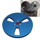 thumbnail image 1 of Carrete de Cinta Vacía de 1/4 de 7 Pulgadas, Carrete Abierto Universal de Aleación de Aluminio, Carrete Vacío de Cinta de Sonido, Disco Vacío de Cinta de Sonido de 3 Orificios, 1 of 7