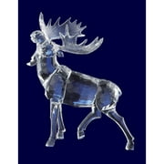 Icy Giftware Crystal Moose Christmas Figurine Decoration - 10.5"