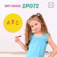 thumbnail image 6 of Scribbledo Dry Erase Dots Stickers Colorful Removable Vinyl Sticky Dots, 11”, 8-Pack, 6 of 9