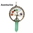 thumbnail image 5 of Tree of Life Pendant Wire Wrapped Natural Crystal Chakra Hexagonal Quartz Reiki, 5 of 9