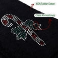 thumbnail image 3 of Sparkles Home  Rhinestone Candy Cane Hand Towel, 3 of 6
