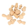 thumbnail image 4 of Manualidadas de Champiñones, 10 piezas de madera de madera artes de Hongos exquisitos varias formas sin terminar para adultos para niños, 4 of 7