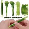 thumbnail image 1 of Herramienta de masaje de raspado Gua Sha BuyWeekMX 7 Uds para cara cuello brazos cuerpo, 1 of 7
