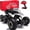 Silver-6 Rounds, variant on 1:12 Rc Car,off Road Truck Remote Control Car Metal Shell 2.4G 4WD Dual Motors, with 2 Batteries Black