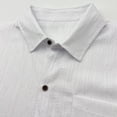 thumbnail image 7 of hotojiny Men's Sleeveless Shirt Casual Button down Shirt Breathable Fitted Collared Summer Beach Vacation Tops with Pocket, 7 of 7