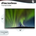thumbnail image 4 of Stupell Industries Contemporary Envelop Northern Lights Silhouette Gray Framed Giclee Art, 18 x 12, by Shelley Carlisle, 4 of 8