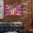 thumbnail image 3 of Placa Metal Vintage Rat Fink Montar Globo Pintura Hierro Rectangular 30x20cm, 3 of 9