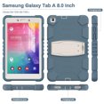 thumbnail image 7 of XYX Case for Samsung Galaxy Tab A 8.0 inch (SM-T290/SM-T295), Dual Layer Slim Heavy Shockproof Rugged Protective Cover Case with Kickstand (Cornflower Blue), 7 of 7