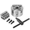 thumbnail image 1 of 4inch 100mm 4 Jaw Self Centering Lathe Chuck With Extra Jaws Turning Machine Accessory K12-100, 1 of 14