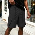 thumbnail image 2 of Zshosam Shorts Men Men's Hiking Cargo Shorts Quick Dry Golf Outdoor Work Tactical Shorts with Multi Pocket (Black,XL), 2 of 9
