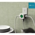 thumbnail image 2 of Powercube Electric Outlet Wall Adapter, Power Strip with 5 Outlets & Surge Protection, Green, 2 of 9