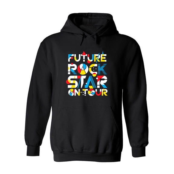 Future Rock Star On Tour. Hoodie Men -Image by Shutterstock, Male 3X-Large