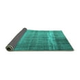 thumbnail image 2 of Ahgly Company Indoor Rectangle Persian Turquoise Blue Traditional Area Rugs, 2' x 4', 2 of 4