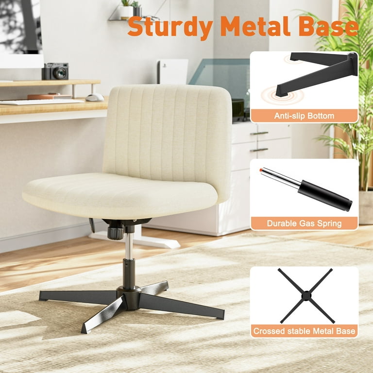 Buy Gary Adjustable Armrest Fabric Medium Back Office Chair Online