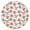 Baseball Hats Pattern, variant on Baseball Hats Pattern Round Fitted Tablecloth with Elastic Edge,Dining Table Cover Waterproof,Outdoor Round Tablecloth for Camping,Dining,Indoor and Outdoor