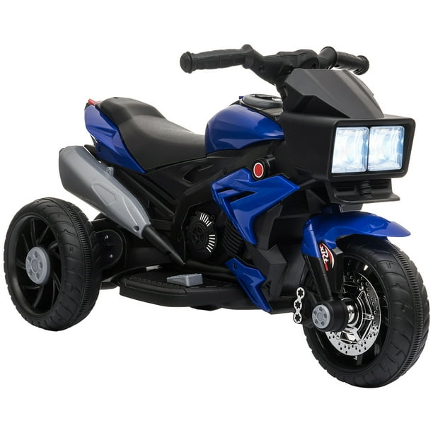 Aosom Blue 6 V Electric Kids Ride On Motorcycle Car