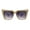 Peach, variant on Womens Ditsy Flower Print Oversize Bat Cat Eye Chic Sunglasses Peach Smoke
