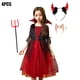 thumbnail image 3 of Disfraz de bruja de vampiro para niña, vestidos de carnaval de fantasía, disfraz de sirena Addams, novia fantasma, Caperucita Roja, 2024, 3 of 5