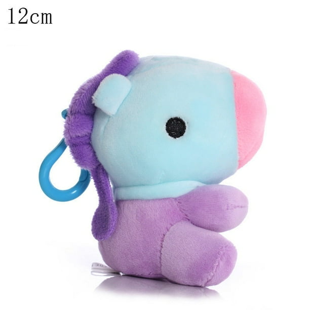 12CM Dibujos Animados Corea BTS Peluche Muñeca Llavero CHIMMY COOKY KOYA MANG RJ SHOOKY TATA VAN BT21 Juguetes Suaves Niño Niña Regalo