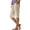 a-5Beige2, variant on Womens Elastic Waist Solid Color Bermuda Shorts With Side Button Side Pockets Casual Relaxed Fit For Summer Daily Wear Casual Outings Classic Trousers Dark Gray L