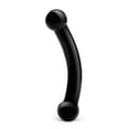 thumbnail image 1 of Glas Double Bull 5.5" Glass Dildo, Black, 1 of 5