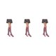 thumbnail image 4 of Calcetines hasta la rodilla Sonducket 1 par rayas azules rojas elásticos antideslizantes CBP288738, 4 of 6