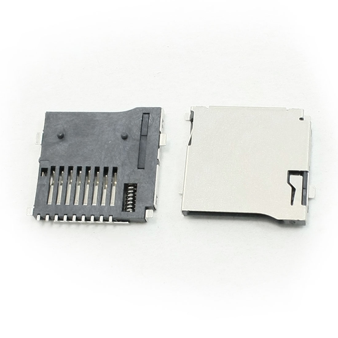 10 Pcs Push/Push Type Transflash Micro SD Card Sockets Slots for Cell